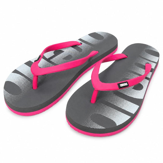 Arena Flip Flops – Black & Pink