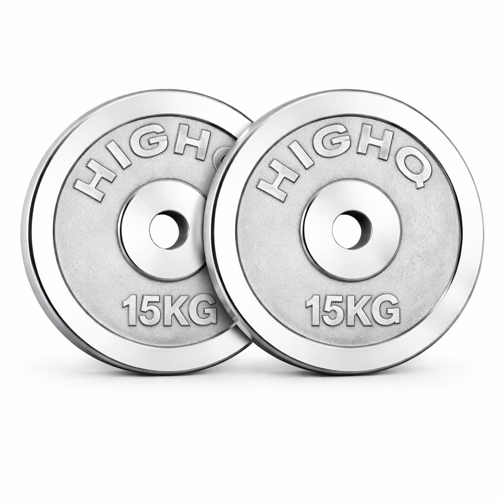 Chrome Weight Plates – Pair (25mm Bar)