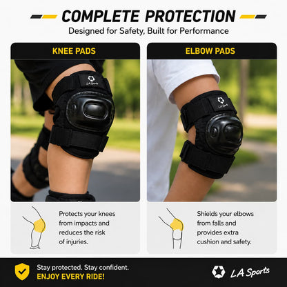L.A Sports Junior Protective Pad Set