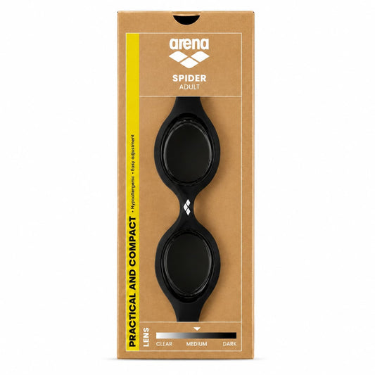 Arena Training Goggles Spider Medium Black