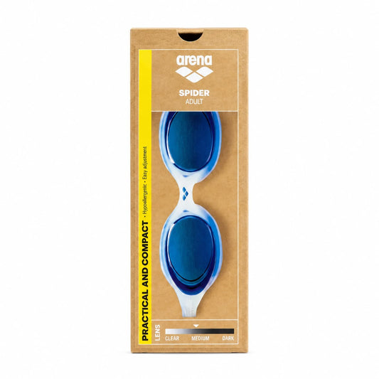 Arena Training Goggles Spider Medium Blue White