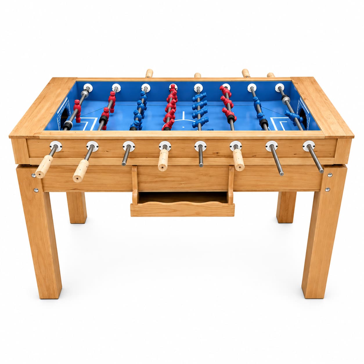 Zayn Soccer Table Baby Foot  – Blue Playing Surface
