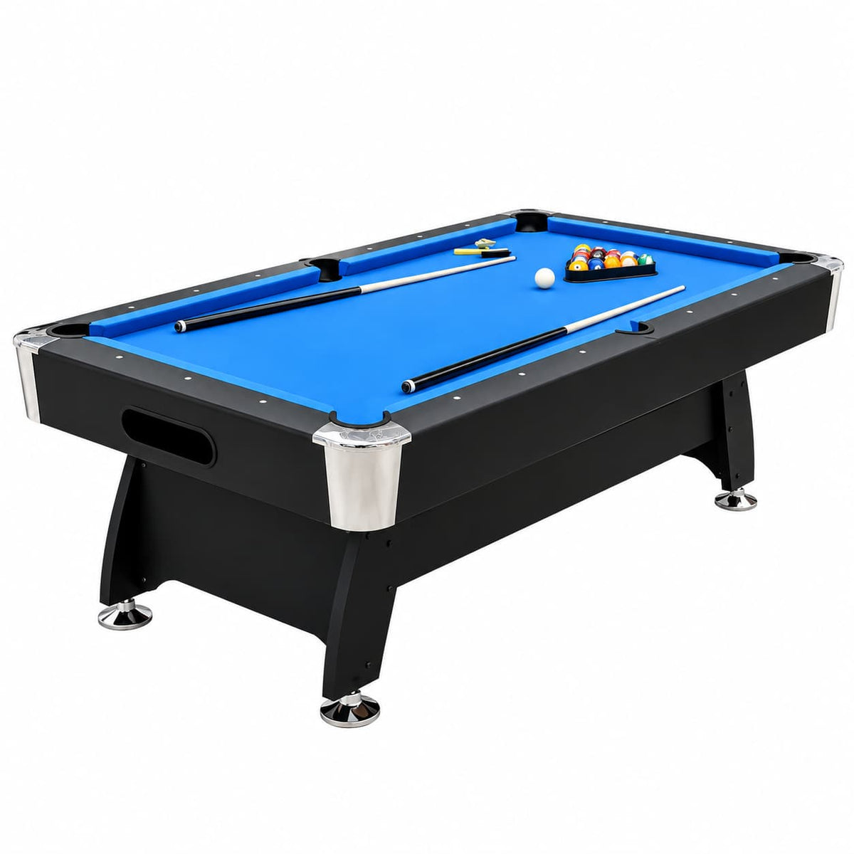 Billiard Table Classic 8 FT MDF – Blue Cloth