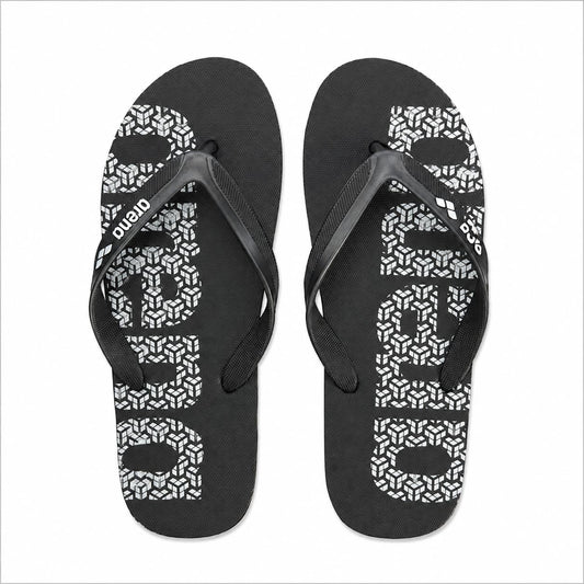 Arena Flip Flops – Black & White