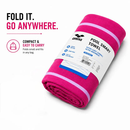 Arena Microfiber Towel – Pink