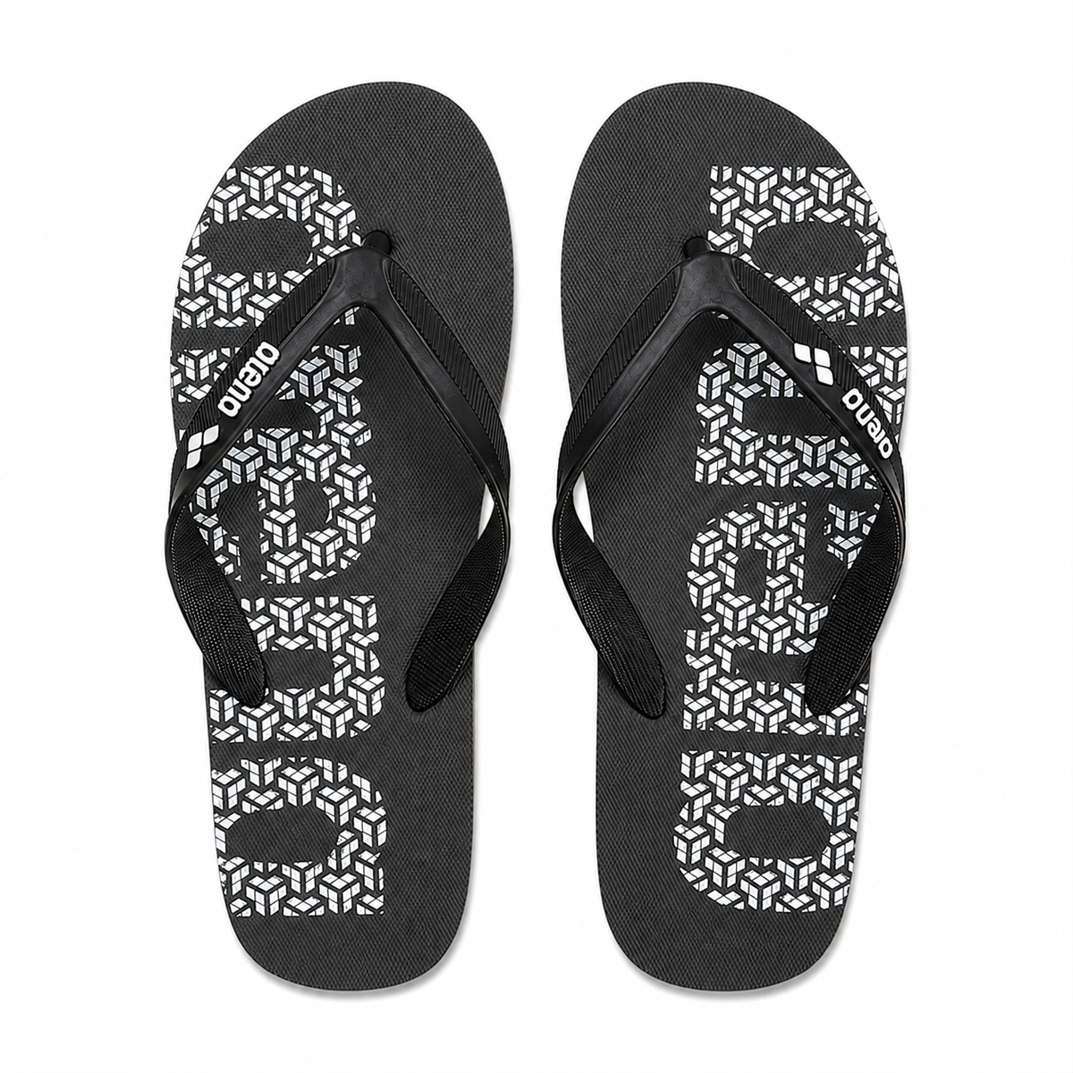 Arena Flip Flops – Black & White