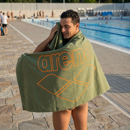 Arena Microfiber Towel – Olive Green