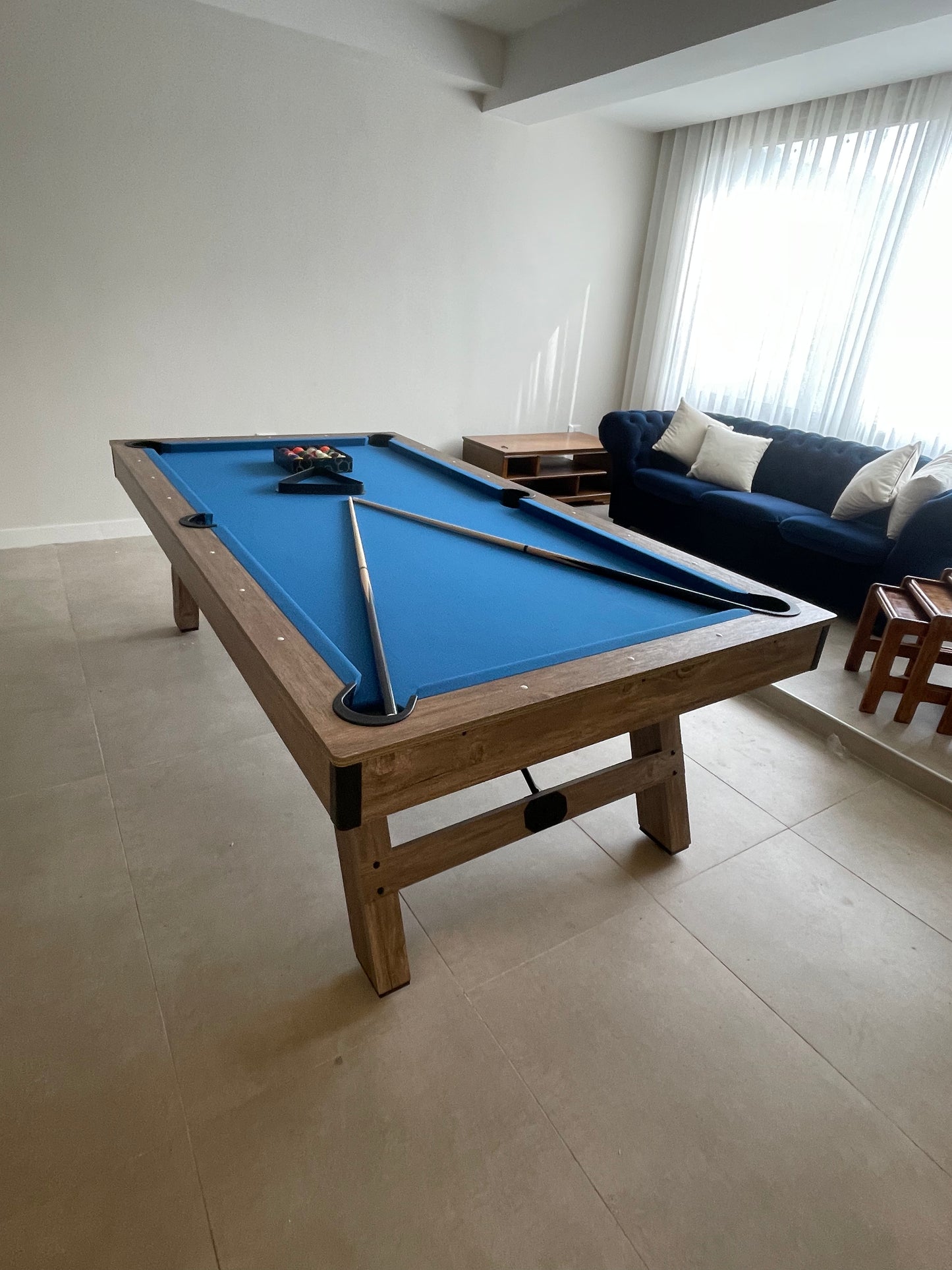 3-in-1 Pool Table 8FT – Billiard, Ping Pong & Dining Table