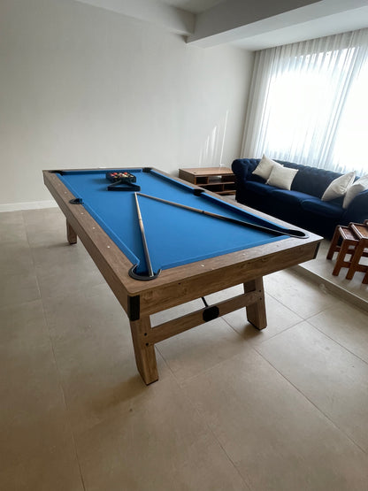 3-in-1 Pool Table 8FT – Billiard, Ping Pong & Dining Table