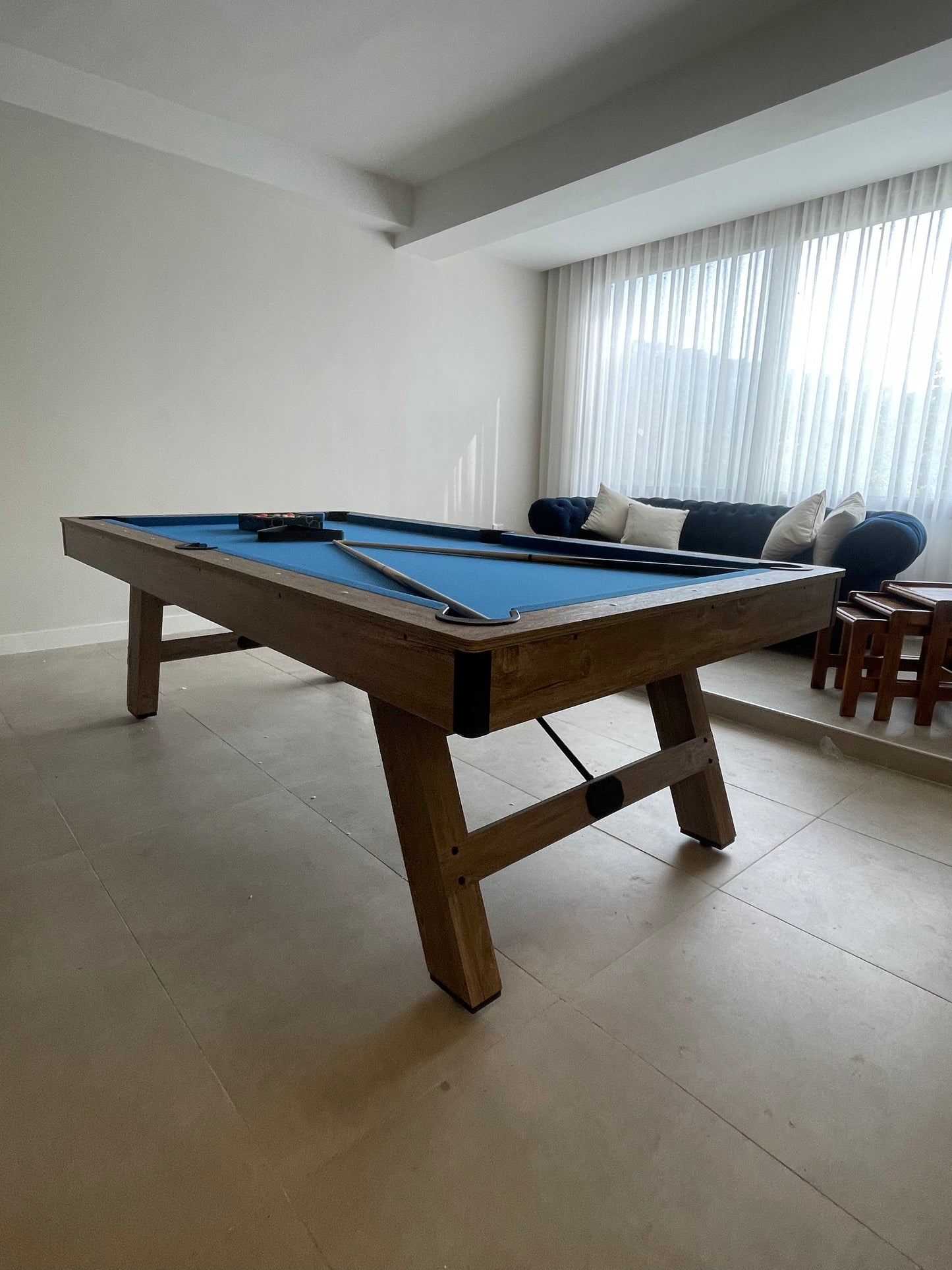 3-in-1 Pool Table 8FT – Billiard, Ping Pong & Dining Table