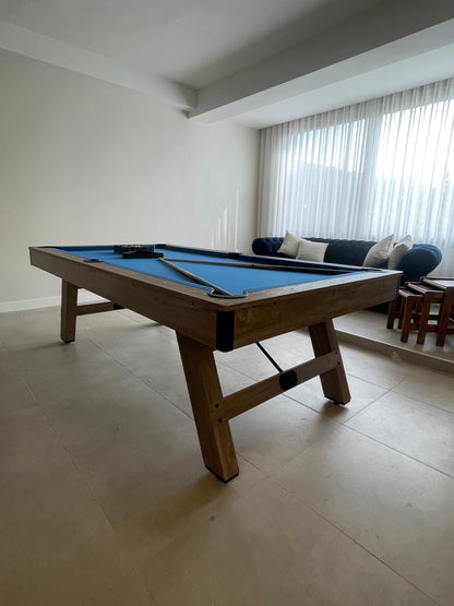 3-in-1 Pool Table 8FT – Billiard, Ping Pong & Dining Table