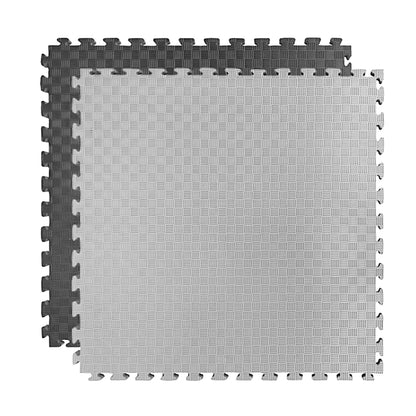 Black & Gray Gym Flooring – 1 × 1 m
