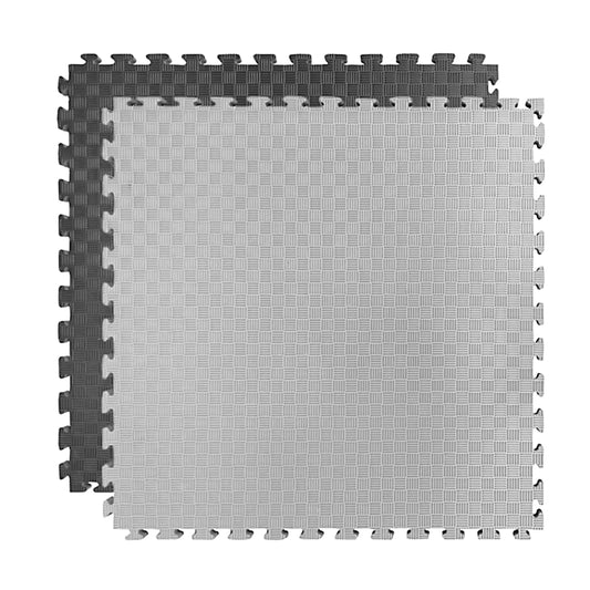 Black & Gray Gym Flooring – 1 × 1 m