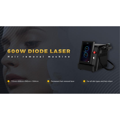 Body Life Quadro Diode Laser Hair Removal Machine – 600W | Black