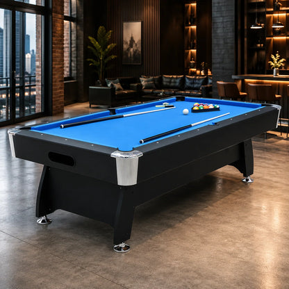 Billiard Table Classic 8 FT MDF – Blue Cloth