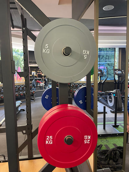 Professional Olympic Colored Bumper Plate Set 150KG