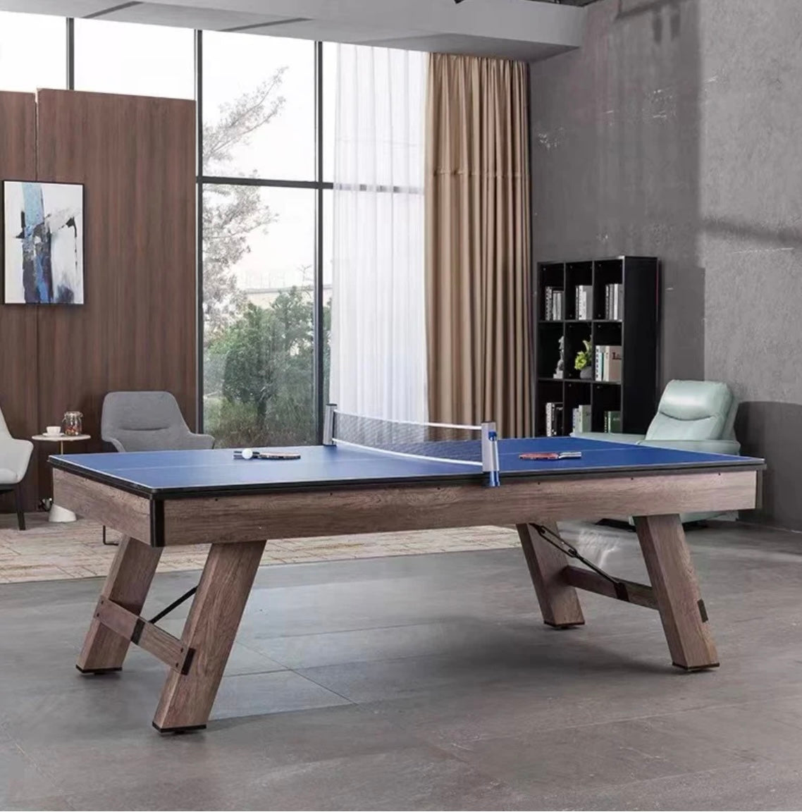 3-in-1 Pool Table 8FT – Billiard, Ping Pong & Dining Table