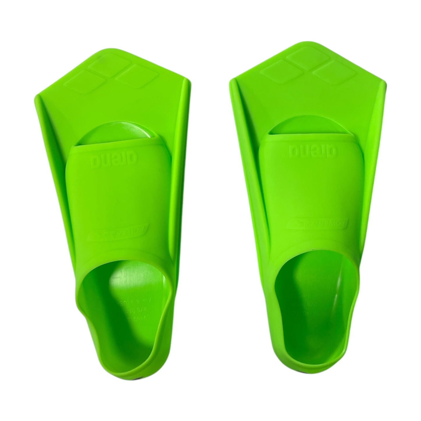 Arena Powerfin Training Fins – Acid Lime