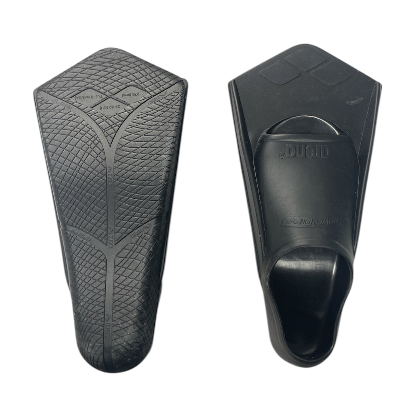 Arena Powerfin Training Fins – Black