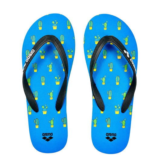 Arena Cactus Flip Flops – Blue