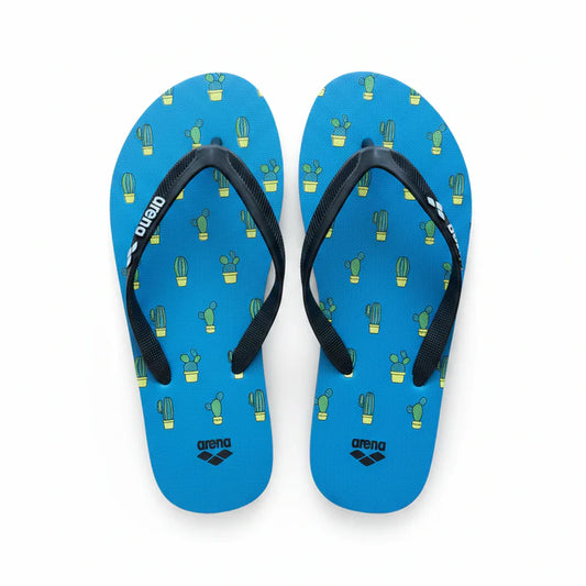 Arena Cactus Flip Flops – Blue