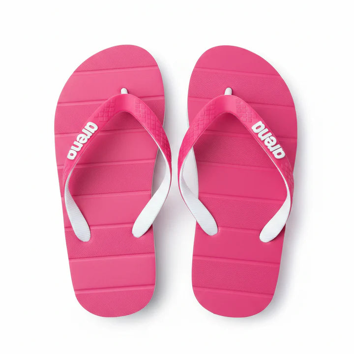 Arena JR Flip Flops – Pink & White