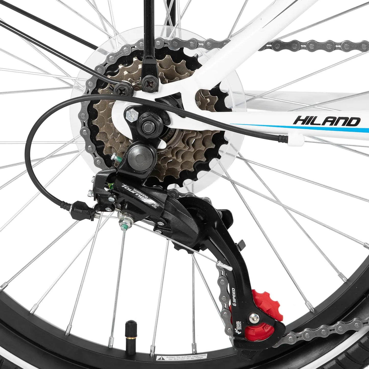 Hiland Sentry+ 20” Kids Mountain Bike – White